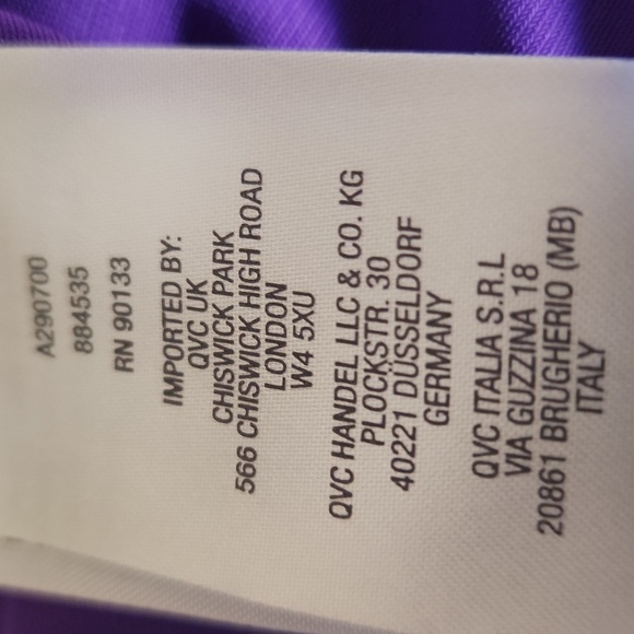 Bob Mackie, Excellent condition, Women's Top, Purple, Size Large 💜 - Picture 7 of 10